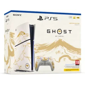 PlayStation 5 Slim Console – Ghost of Yotei Gold Limited Edition Bundle