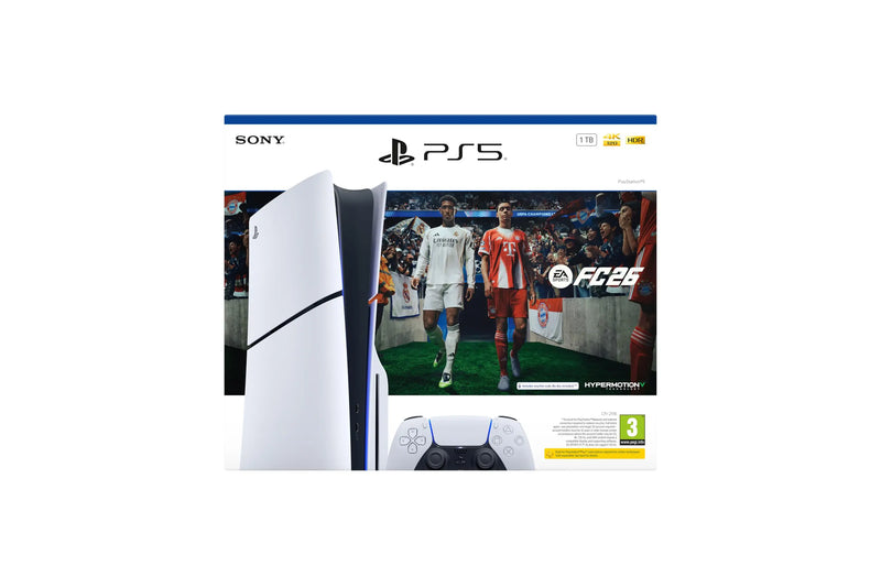 PlayStation 5 Slim Console 1TB – EA SPORTS FC26 Bundle