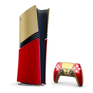 Custom PlayStation 5 PRO Hand-Painted Consoles | Craft by Merlin IRON MAN EDITION