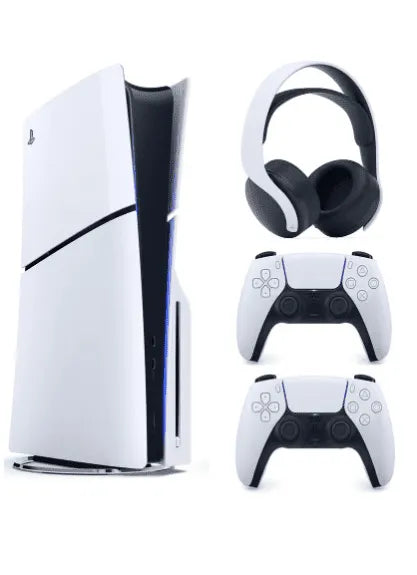 Sony PlayStation 5 Slim Console (Disc Edition) Gamer Bundle – 1TB