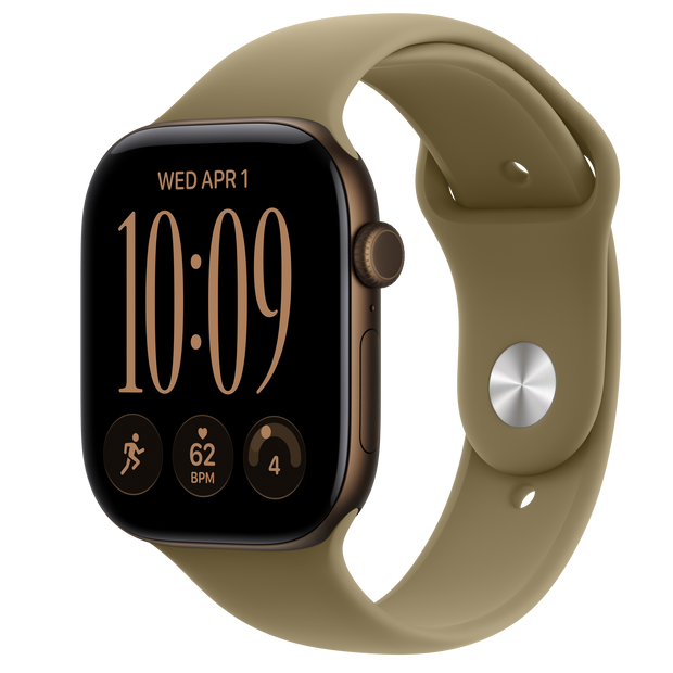 Apple Watch Series 12 Aluminum Case with Rubber Sport Band