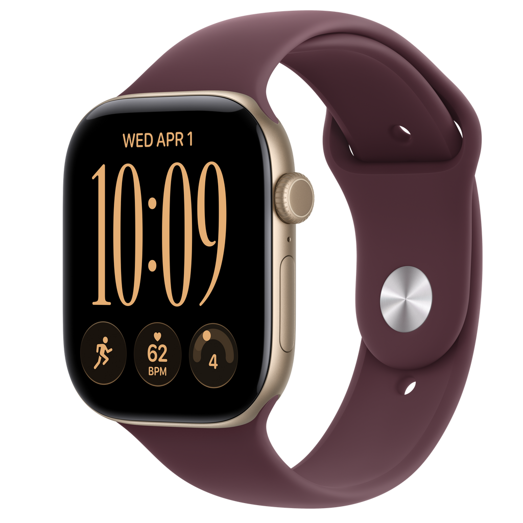 Apple Watch Series 12 Aluminum Case with Rubber Sport Band