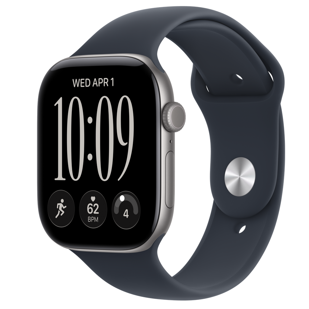 Apple Watch Series 12 Aluminum Case with Rubber Sport Band