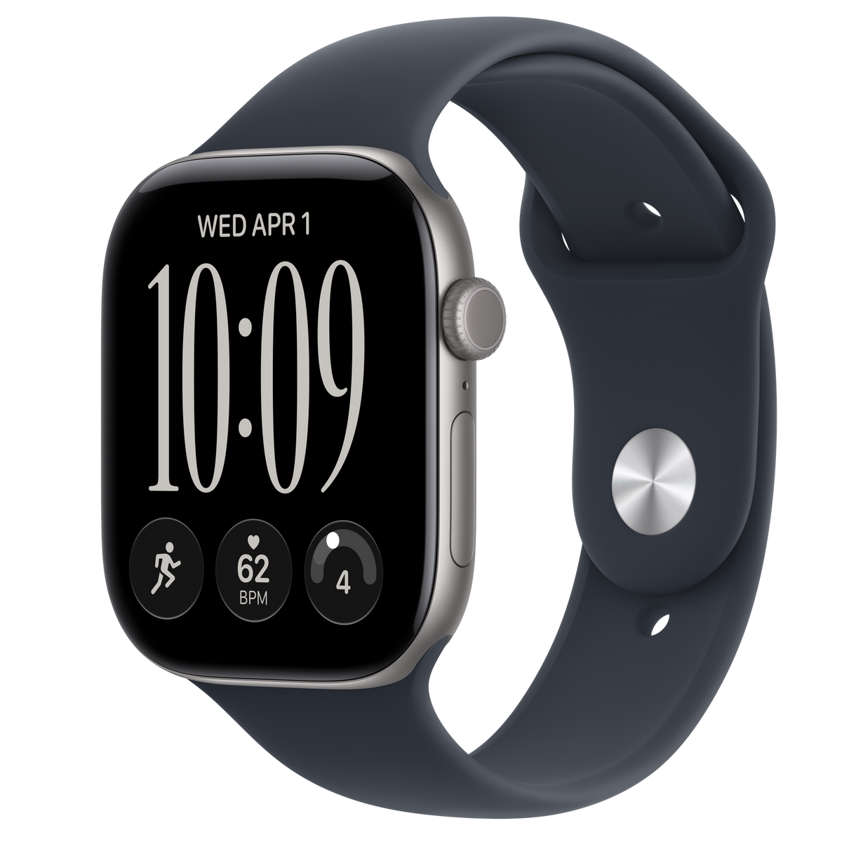 Apple Watch Series 12 Aluminum Case with Rubber Sport Band