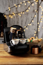 Arzum OKKA Automatic Turkish Coffee Machine — OK008 (Black & Gold)