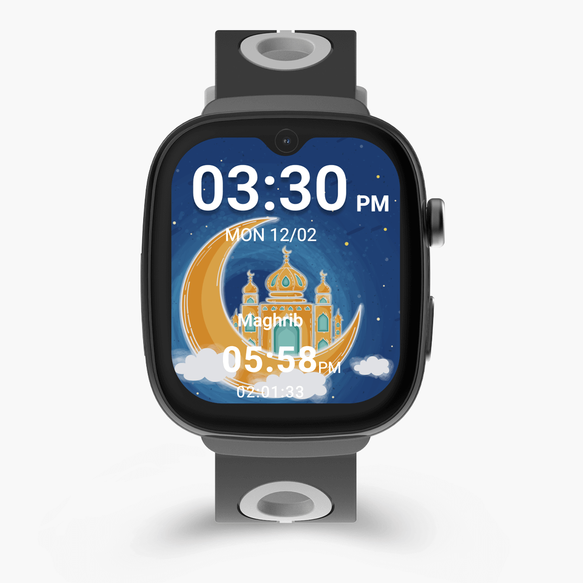 iQibla Qwatch aMan K2 Islamic Kids Smart Watch - Prayer Learning, Quran Player, Tasbih