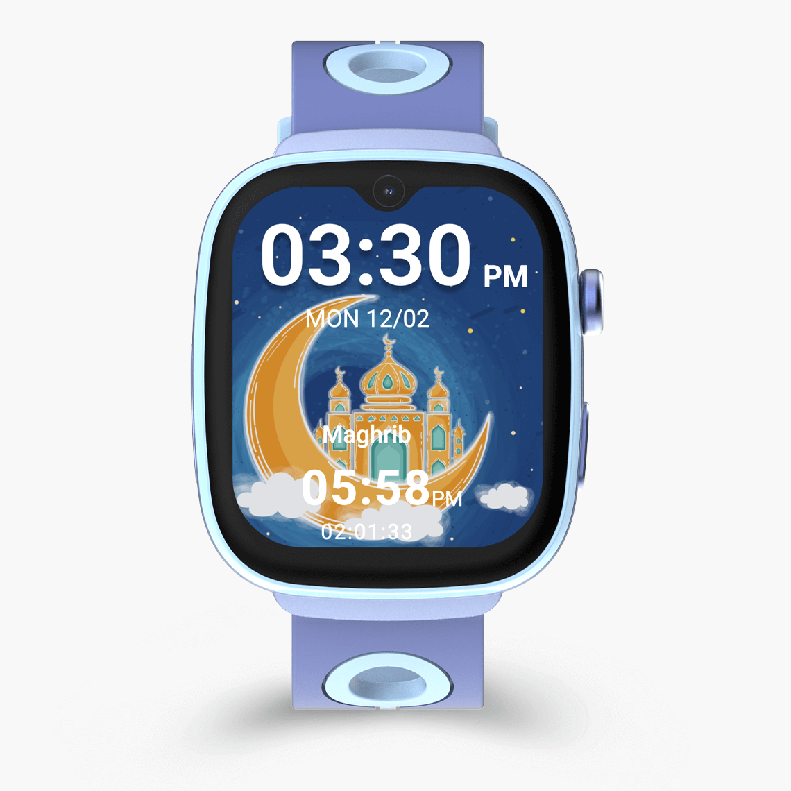 iQibla Qwatch aMan K2 Islamic Kids Smart Watch - Prayer Learning, Quran Player, Tasbih