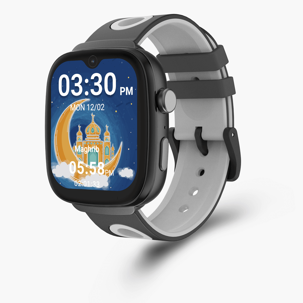 iQibla Qwatch aMan K2 Islamic Kids Smart Watch - Prayer Learning, Quran Player, Tasbih